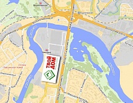 Гипермаркет Твой дом на 66 км МКАД. Схема проезда.